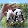 Animal Plush Charming Keychain With Adorable Cow And Panda Design Gift Perfect