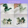 Charming Mini Green Plush Dinosaur Toy Keychain Ideal For Gifts And Collectibles