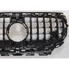 For Mercedes E-Class W214 S214 2025-2025 Front Grill Radiator Grille ABS Gloss Black Chrome Trim Bumper Mesh Panel Replacement