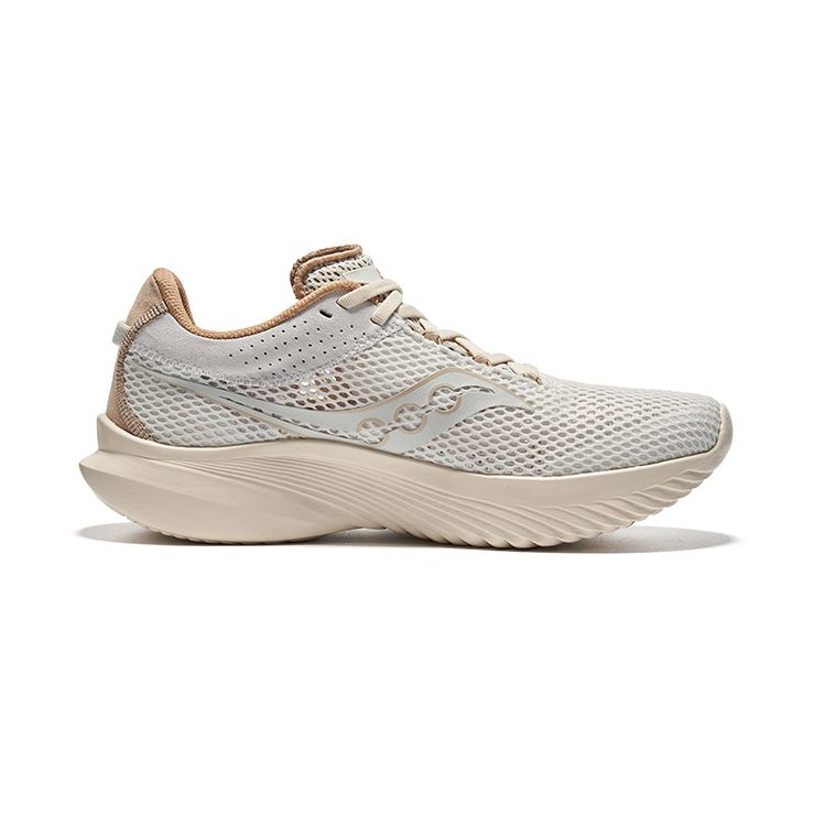 SAUCONY Kinvara 14 Casual Versatile Non-Slip Durable Low-Top Training Sprint Fitness Exam Racing Running Shoes Unisex Running Shoes Beige S20823-80