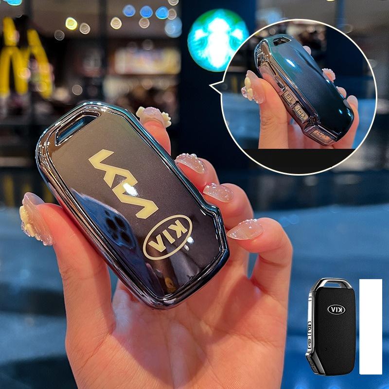 UTSZ3 Car Remote Key Case Accessories for Kia KN GT Line Cerato Forte Seltos K3 K5 Sportage R Stinger Sorento Ceed Niro Soul Telluride