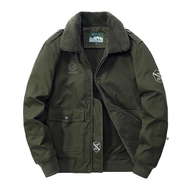Новая мужская куртка с начесом на весну и осень-зиму, флисовая толстая куртка с начесом, повседневная универсальная красивая куртка, куртка с начесом
