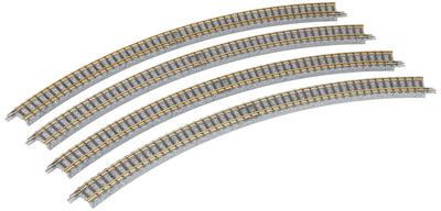 TOMYTEC TOMIX N Gauge изогнутый рельс F набор из 4 штук 1852 принадлежности для моделей железных дорог C317-45