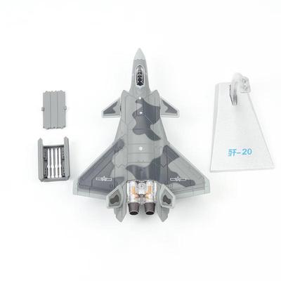 Модель самолета-истребителя J-20 (стелс) литая