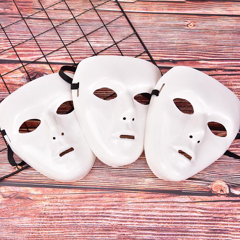 Унисекс пластиковая страшная маска маскарадная вечеринка призрак театр реквизит танцевальное нарядное платье