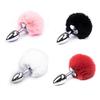 Playful Bunny Tail Anal Plug, Features a Slim Tip for Easy Insertion, A Fun and Discreet Toy for Secret Pleasure