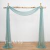 6 -10 Meters Wedding Arch Drape Fabric Sheer Chiffon Tulle Curtain Drapping Backdrop Party Supplies Drapery Ceremony Decoration