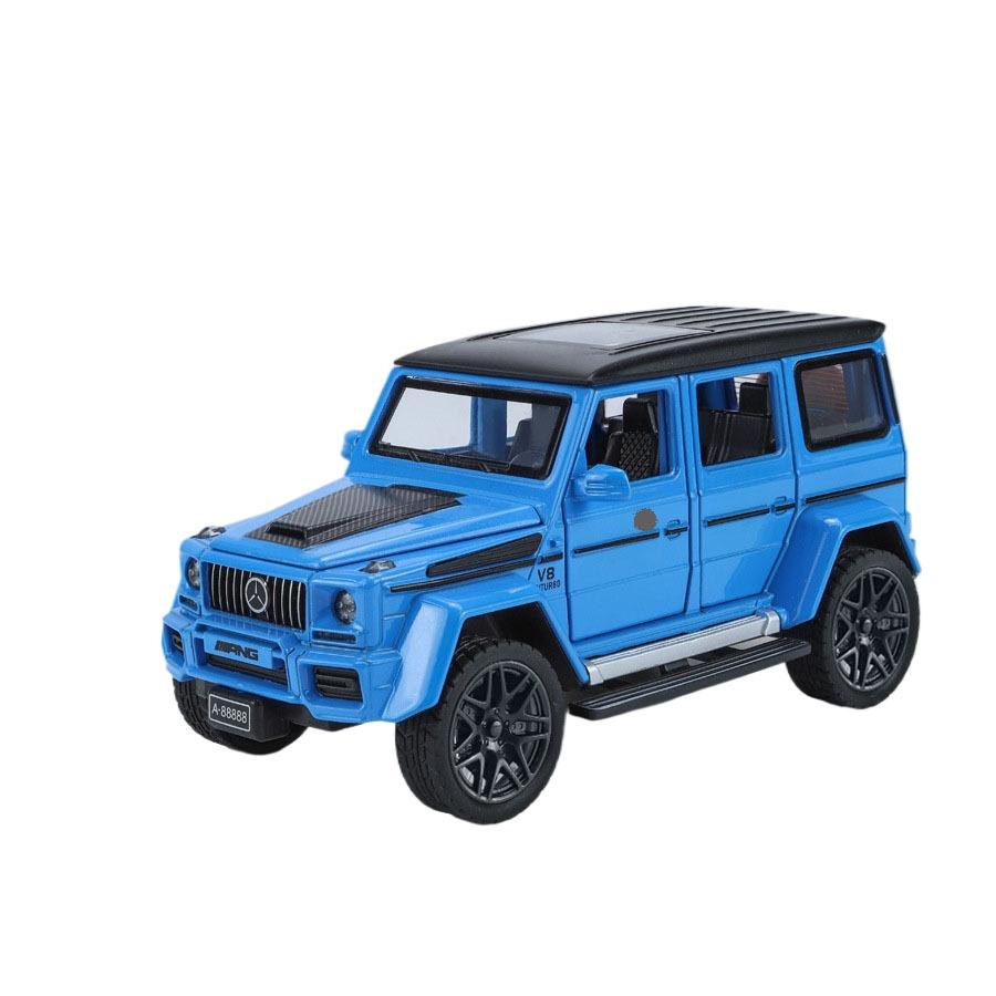 Игрушечная модель автомобиля Benz G63 из сплава в масштабе 1/32 со звуком, светом и пружинным механизмом - Идеальный подарок для детей и автолюбителей - Подлинная