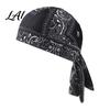 Outdoor Headwear Paisley Cooling Headscarf Cap Set Sweat Wicking Adjustable Helmet Liner Straps Elastic Fit Breathable Hand Washable Headwrap Bandana