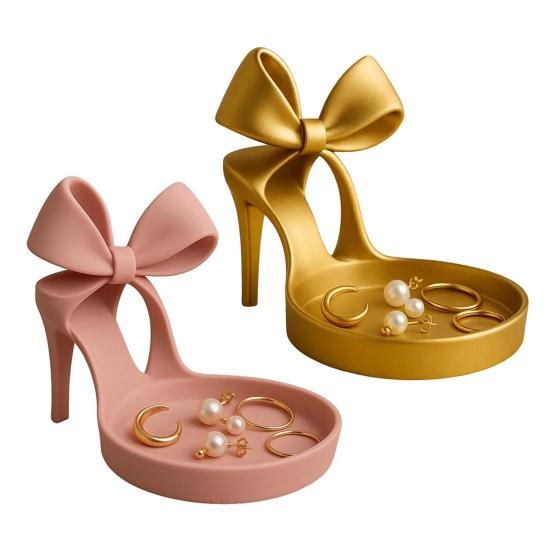Yousheng High Heel Jewelry Stand Stiletto Design Jewelry Holder Desktop Decorative Jewelry Organizer for Rings Earrings Bracelets Dressing Table