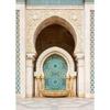 Moroccan Door Arab Canvas Print Islamic Muslim Wall Architectural Wall Art Poster for Living Room Bedroom Eid Al-Fitr Home Decor