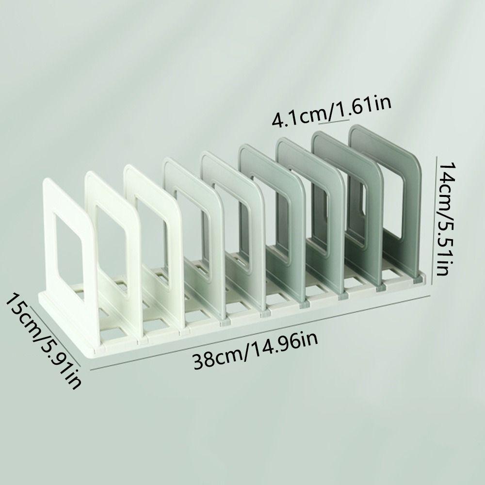 Нескользящие Съемные Книжные Подставки Регулируемый Вертикальный Держатель для Книг Простая Стойка для Книг Офис