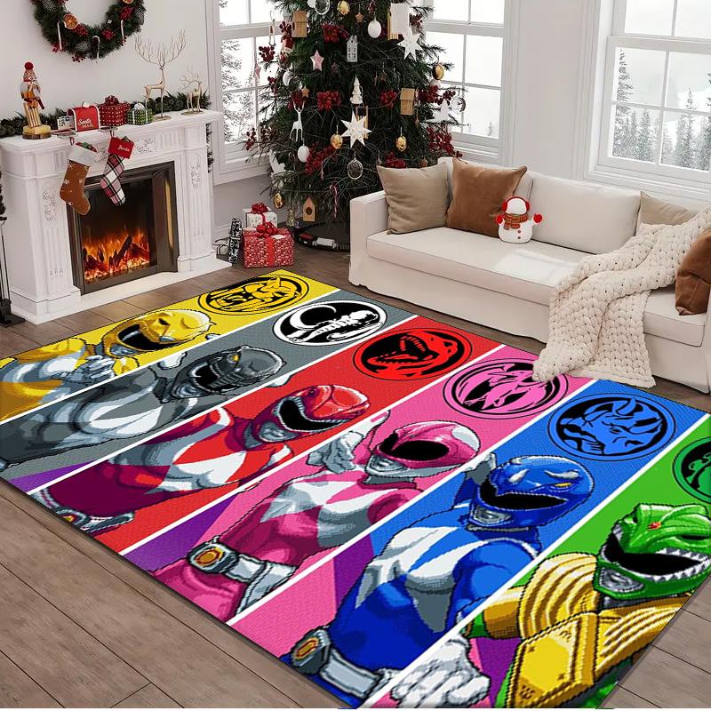 1PC rug Rangers Team-up Carpet, Chair Rug,Area Rug for Office Bedroom living rooms bedroom, Doormat decor Christmas fan gifts