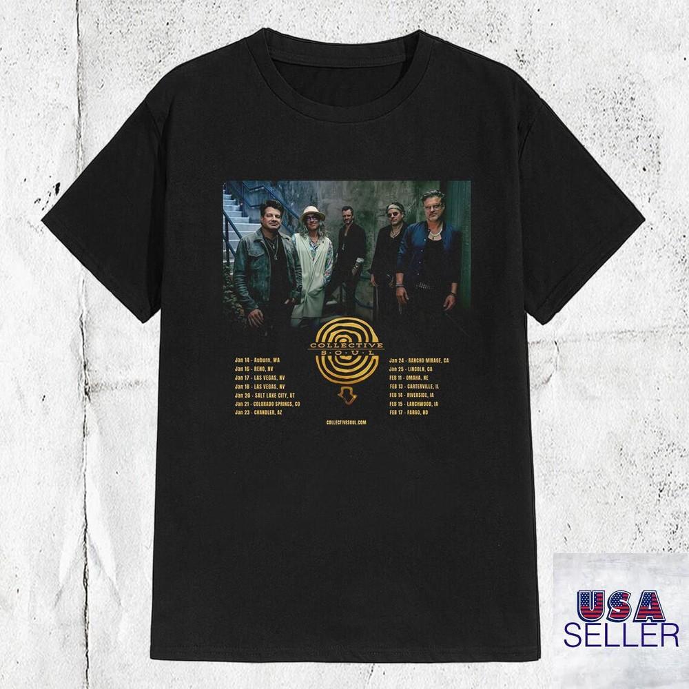 Collective Soul 2025 Tour Gift For Fan T Shirt Full Size Unisex T-Shirt
