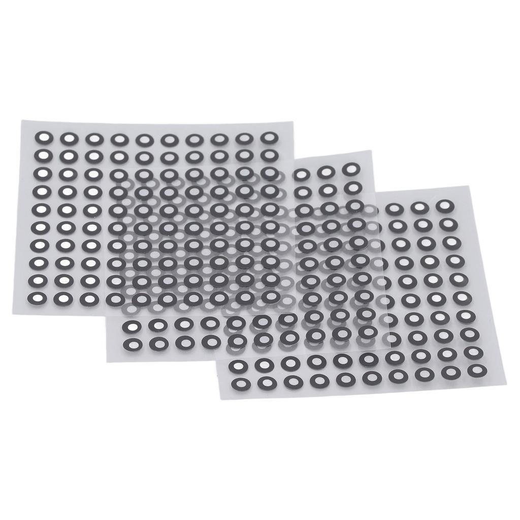 3 листа Сканер Точки позиционирования 3D сканирование Светоотражающая пленка Наклейка Ориентировочная точка 3 мм ID 6 мм OD