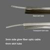 5mX Skirt Side Glow Cable & Skirt Tube Is Separate Plastic PMMA Fiber Optic Cable For Car Lighting