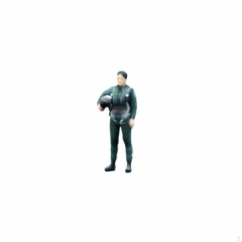 Фигурка наземного персонала в масштабе 1/72 3D-печатная фигурка члена экипажа самолета