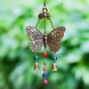 Vintage Butterfly Hanging Ornament Weather-proof Indoor Outdoor Garden Patio Metal Butterfly Hanging Wind Chime