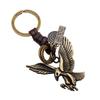 Qinuo Classic Bronze Eagle Wings Metal Keychain