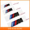 -1pcs BMW M Emblem 3D ABS Car Fender  Rear Trunk Sticker For BMW E39 E46 E36 E90 G20 G30 E60 G22 F30 F20 X3 X5 M Accessories