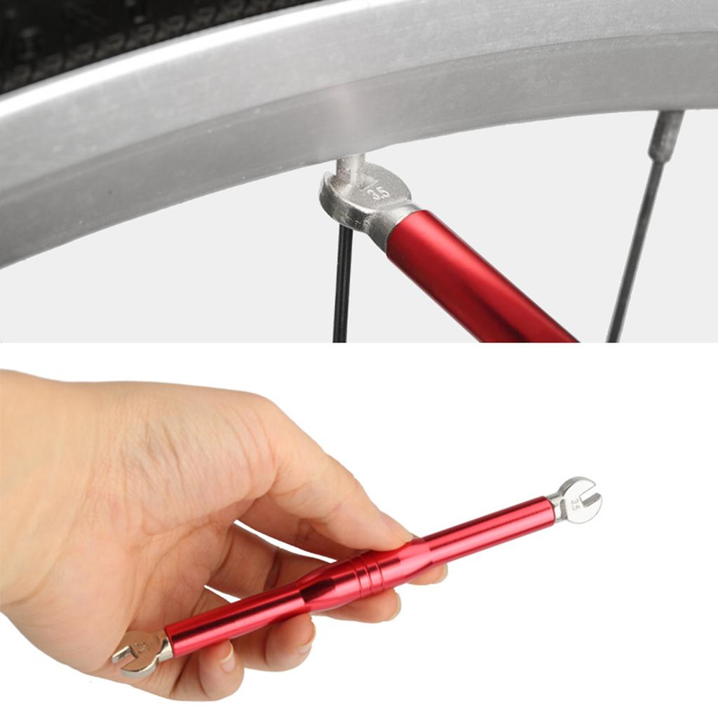 Bicycles Spoke Wrench Portable Bike Wheel Rim Spanner Adjustment Correction Installation Tool Bike Maintenance Tool