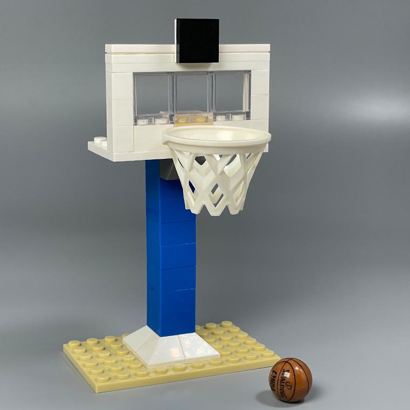 Sports Building Blocks: Assemble Football Goals & Basketball Hoops for Parent-Child Play