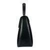 Salvatore Ferragamo compact Gancini Handbag leather black Women E210536 Used