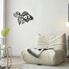 Carp Metal Wall Decoration – Elegant Wall Art for Halloween & Interior, Stylish Home Decor, Hanging Metal Art for Any Space