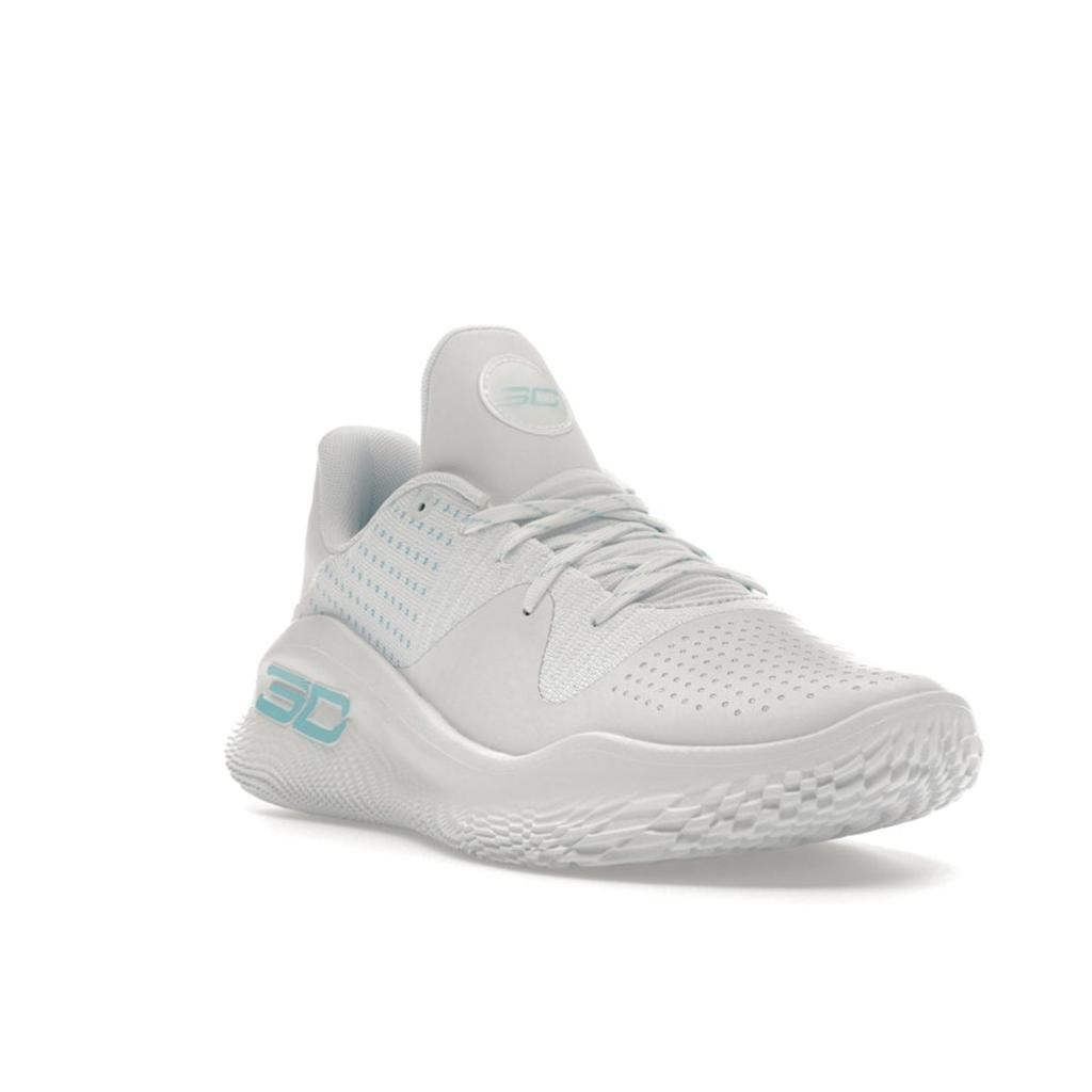 Under Armour Кроссовки унисекс Curry 4 Low FloTro April Showers Белый Синий 3026620-100