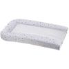 Matelas à langer avec éponges amovibles - blanc / gris - 42 x 70 cm
