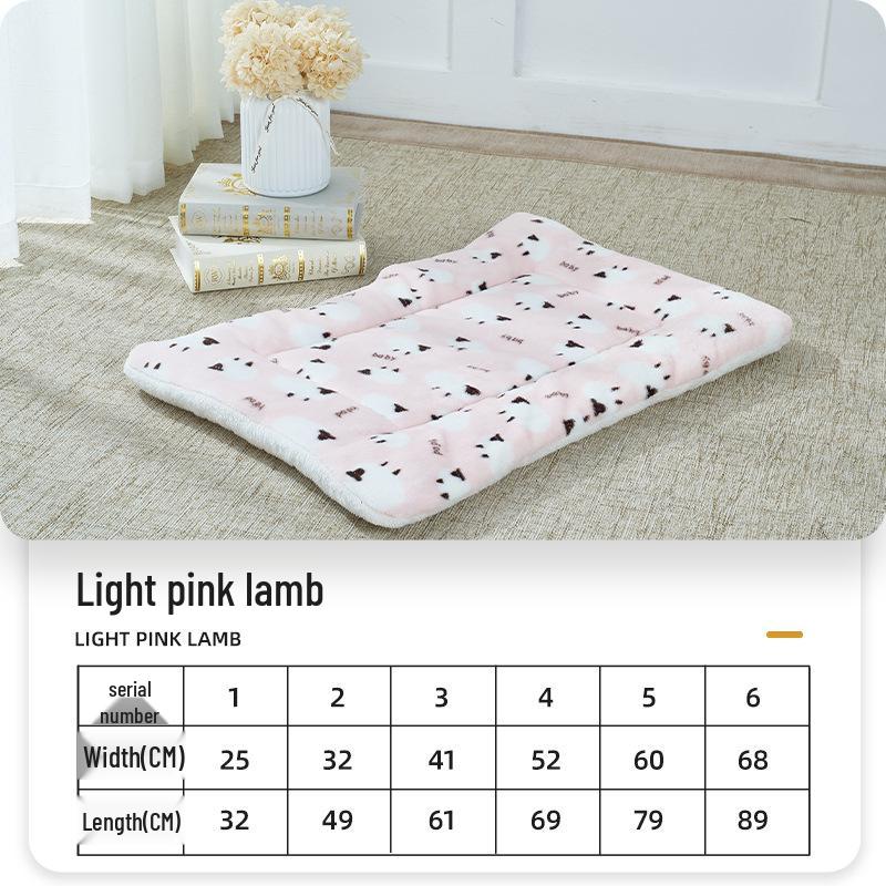 Уютное одеяло для питомца: Теплый, утолщенный спальный коврик для собак и кошек - Идеально подходит для осени и зимы