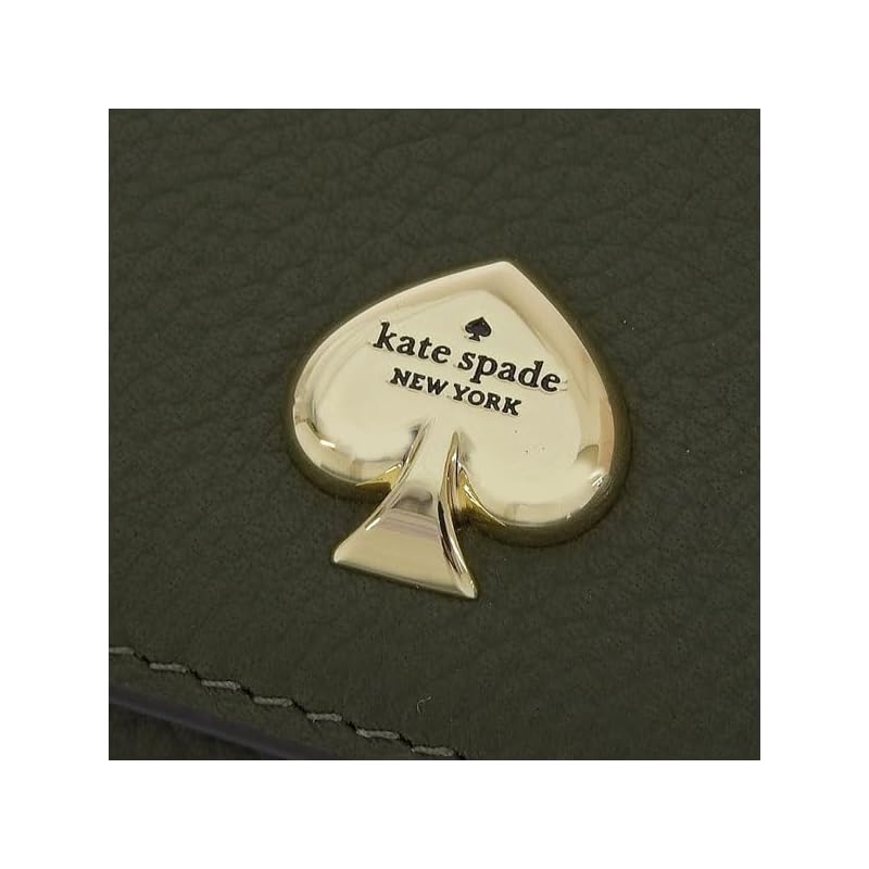 [Kate Spade] wallet ladies bifold folding wallet compact outlet brand leather Kayla small L zip wallet KK056 kate spade (seaweed/green) [product]