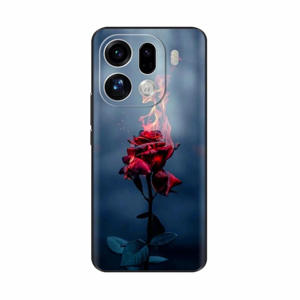 Чехол для OPPO Find X9 Pro Милые Цветы Мультяшная Задняя Крышка Для OPPO Find X9 Чехлы FindX9 Pro Ударопрочные Чехлы для Телефона Funda Оболочки
