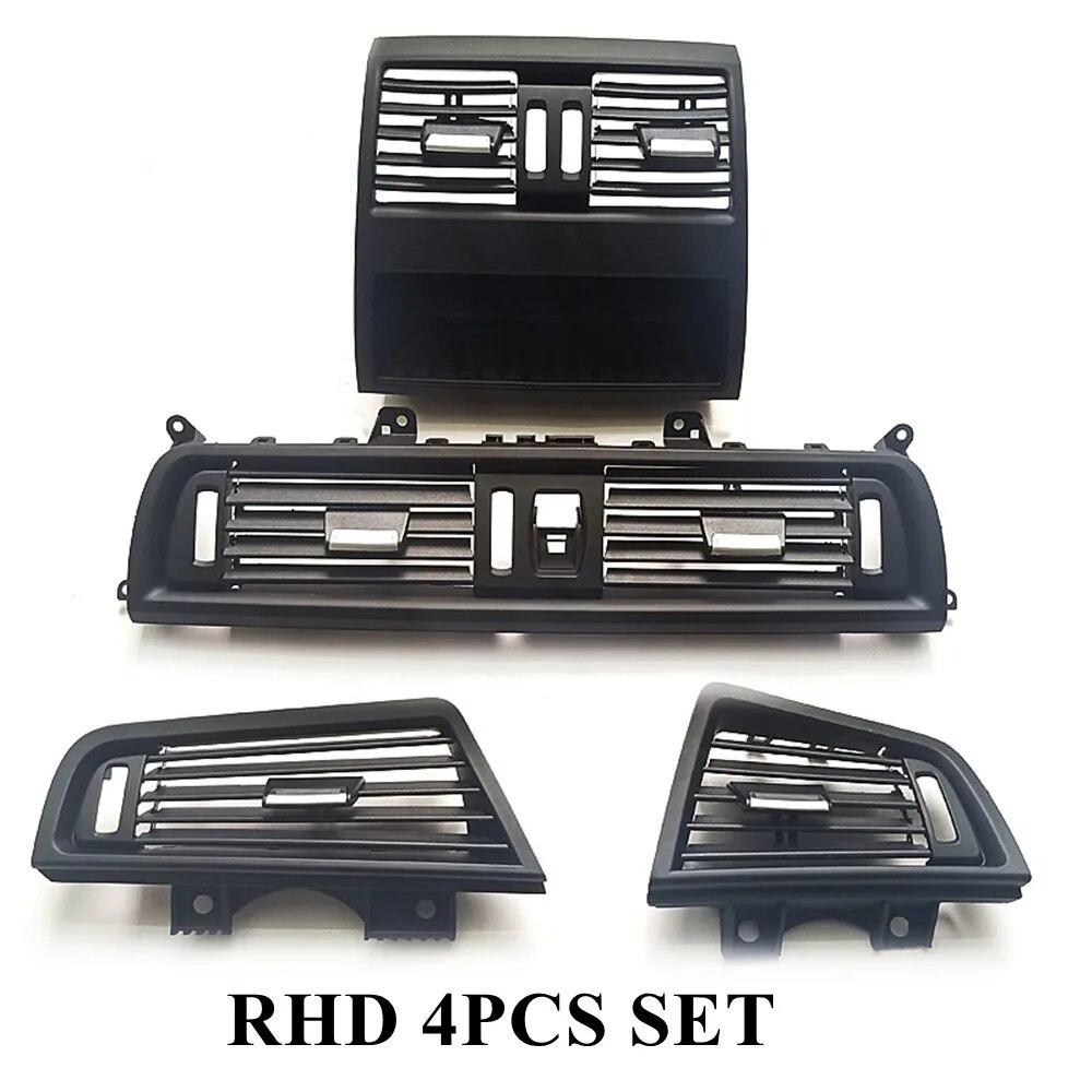 Автомобильный салон центральный задний кондиционер вентиляционная решетка воздухозаборник крышка комплекты для BMW 5 серии F10 F11 520 525 530 535