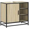 Bathroom Vanity Cabinet Sonoma Oak 65 x 33 x 60 cm Particleboard
