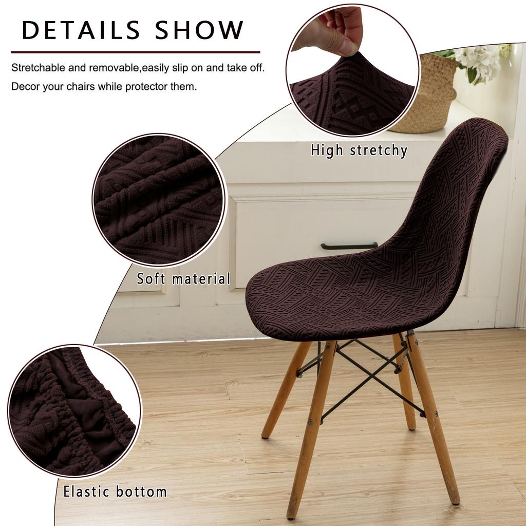 Эластичный чехол на стул Eames Скандинавский Современный Минималистичный Чехол на обеденный стол и стул Чехол-подушка для домашнего стула