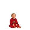 Parent-Child Matching Christmas Graphic Print Plush Loungewear Set for Holiday Sleepwear