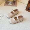 New autumn children's shoes, Korean style lace trim girls' princess shoes, soft-soled baby leather shoes, versatile