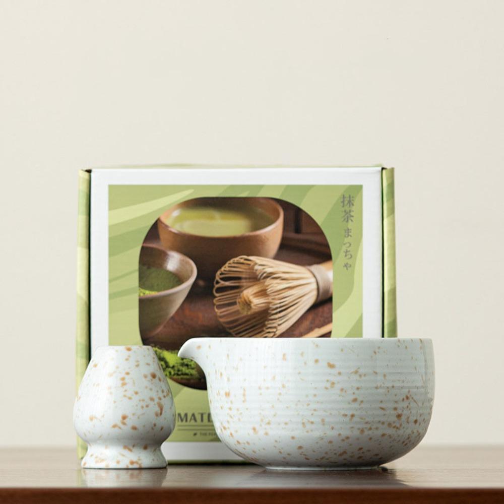 Large Capacity Matcha Holder Ceramic Matcha Brewing Cup Matcha Chasen  Tea Making Tools