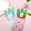 1 Piece Cute Carrot Bunny Stationery Cartoon Drawing Kitten Straight Plastic Ruler