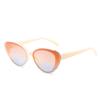 Winter new cat eye sunglasses, European and American fashion Internet celebrity striped street shot INS personalized sunglasses women
