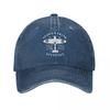 Supermarine Spitfire Baseball Cap Classic Distressed Denim Fighter Plane Pilot Aircraft Airplane Cap for Outdoor Hats Cap