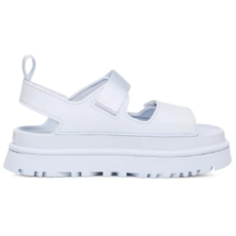 UGG Удобные универсальные босоножки на платформе с открытым носком, сандалии унисекс, синие 1152685-CRRN