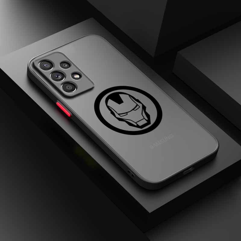 Чехол для телефона Spider-Man Iron Man LOGO Для Samsung A56 A55 A54 A53 A36 A34 A33 A32 A31 A26 A25 A24 A23 A22 A21S A17 A15 A07