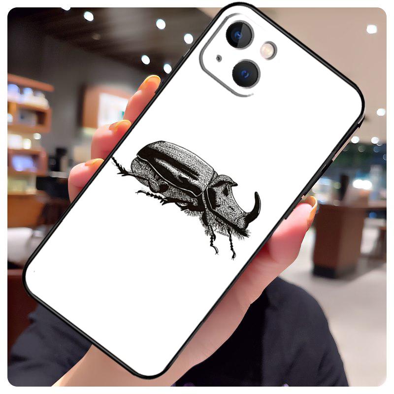 Чехол с жуками и насекомыми для iPhone 14 Pro Max 16 15 11 12 13 17 Pro Max mini 15 16 Plus 16e 17 Air Чехол для телефона