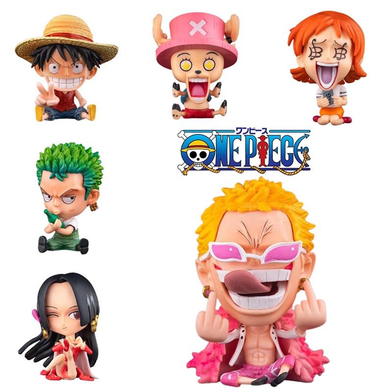 Bright One Piece Luffy Chopper Boa Hancock Figures Toy Gifts