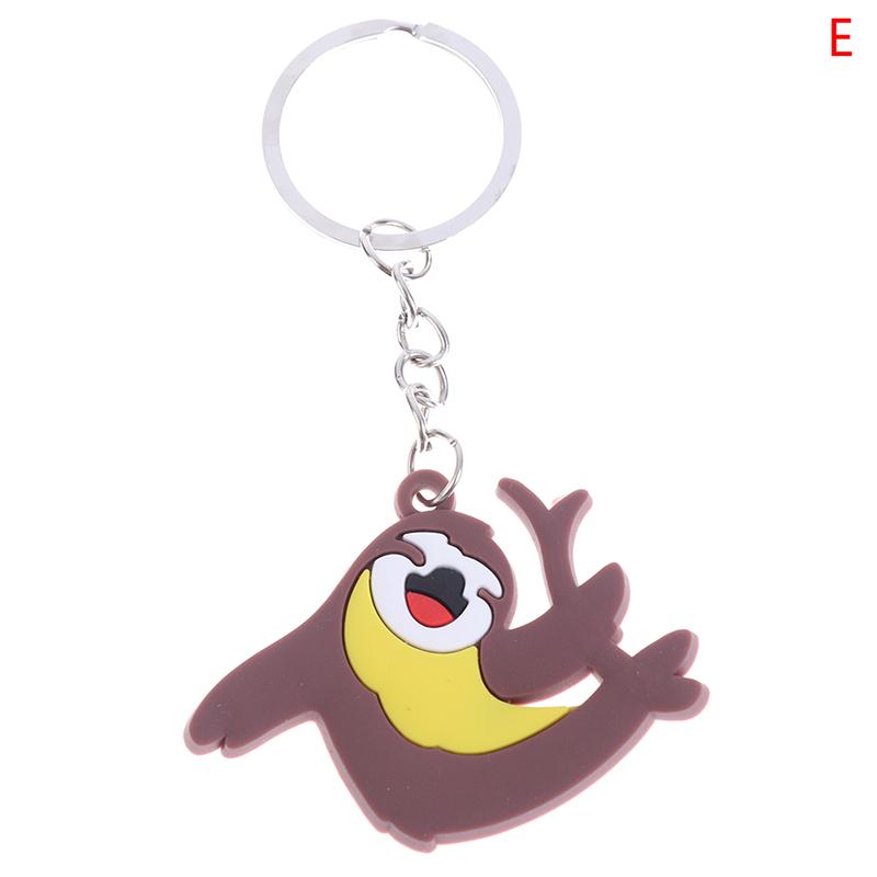 Брелок-подвеска «Сделай сам» из ПВХ «Ленивый», держатель для ключей, подарочная сумка для украшений, телефон, декор