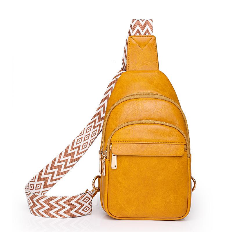 Популярная женская текстурированная сумка-слинг — минималистичная шикарная сумка через плечо для городского стиля байкера и повседневных нарядов