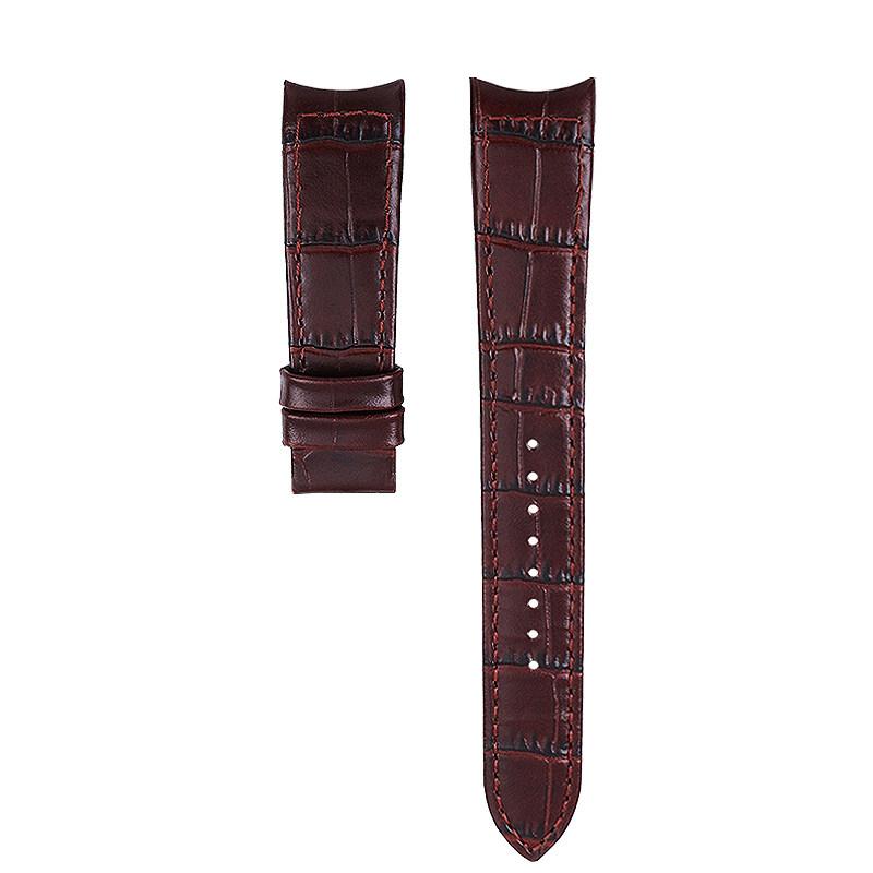 Изогнутый кожаный ремешок для часов SEIKO Premier серии SNP093 096 114 126 127 изогнутый кожаный ремешок для часов 21 мм браслет