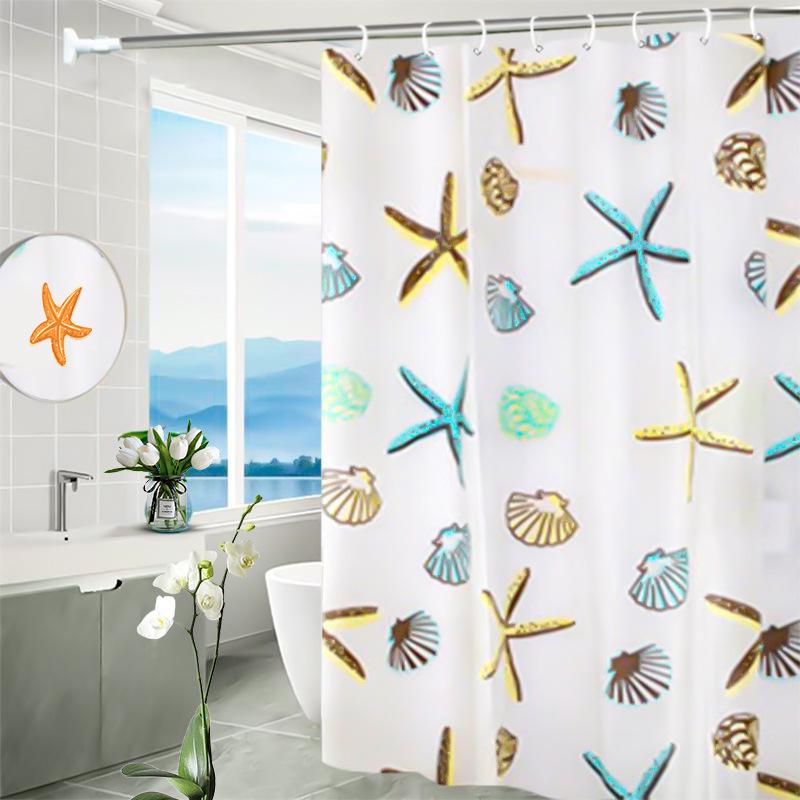 Водонепроницаемая плотная занавеска для душа для перегородки ванной комнаты